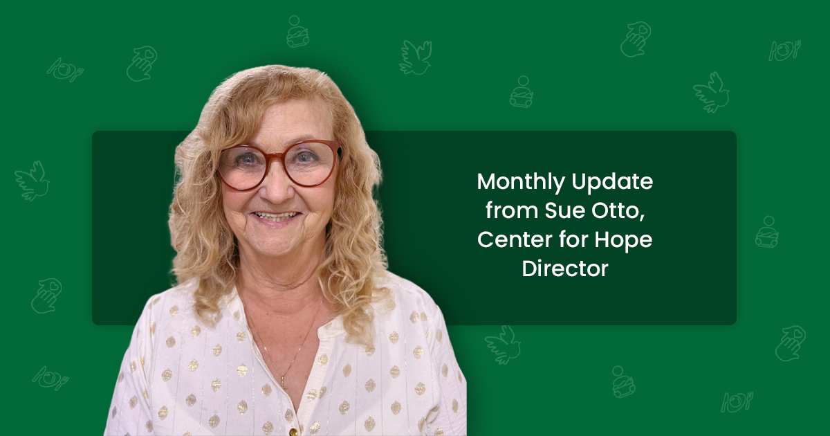 July Update From Sue